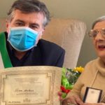 Edoardo Tocco ha fatto visita alla nuova centenaria cagliaritana Rina Arbus