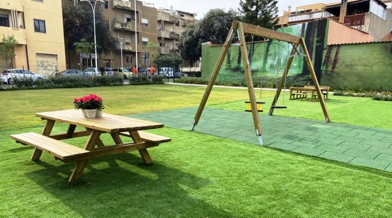 Giardino di via Eroi d'Italia - ph comune di Cagliari