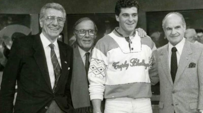 alfredo pigna, con tito stagno, alberto tomba e sandro ciotti