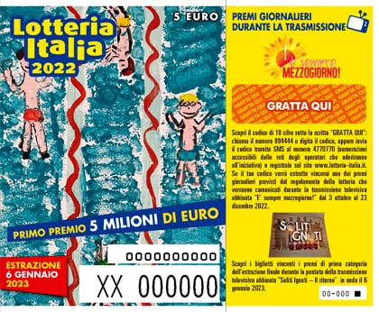 lotteria italia 2022